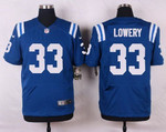 Men's Indianapolis Colts #33 Dwight Lowery Royal Blue Team Color Nfl Nike Elite Jersey Nfl