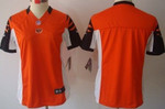 Nike Cincinnati Bengals Blank Orange Limited Womens Jersey Nfl- Women's