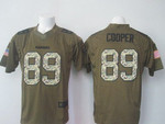 Men's Oakland Raiders #89 Amari Cooper Green Salute To Service 2015 Nfl Nike Limited Jersey Nfl