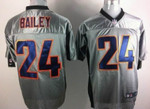 Nike Denver Broncos #24 Champ Bailey Gray Shadow Elite Jersey Nfl