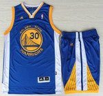 Golden State Warriors 30 Stephen Curry Blue Revolution 30 Swingman Jerseys Shorts Nba Suits Nba