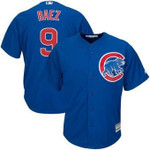 Men's Chicago Cubs 9 Javier Baez Majestic Alternate Royal Official Cool Base Player Jersey Mlb