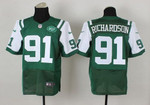 Nike New York Jets #91 Sheldon Richardson Green Elite Jersey Nfl