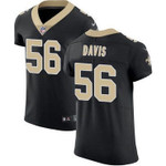 Nike New Orleans Saints #56 Demario Davis Black Team Color Men's Stitched Nfl Vapor Untouchable Elite Jersey Nfl