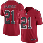 Nike Falcons #21 Deion Sanders Red Men's Stitched Nfl Limited Rush Jersey Nfl