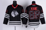 Chicago Blackhawks #88 Patrick Kane Black Ice Jersey Nhl