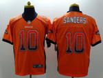 Nike Denver Broncos #10 Emmanuel Sanders Drift Fashion Orange Elite Jersey Nfl