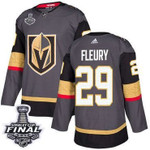 Adidas Golden Knights #29 Marc-Andre Fleury Grey Home 2018 Stanley Cup Final Stitched Nhl Jersey Nhl