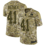 Giants #41 Antoine Bethea Camo Men's Stitched Football Limited 2018 Salute To Service Jersey Nfl