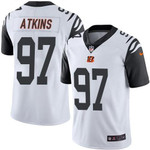 Nike Bengals #97 Geno Atkins White Men's Stitched Nfl Limited Rush Jersey Nfl