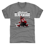 MacKenzie Blackwood Retro W WHT NHLPA Shirt New Jersey Devils