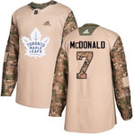 Adidas Maple Leafs #7 Lanny Mcdonald Camo 2017 Veterans Day Stitched Nhl Jersey Nhl