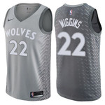Nike Minnesota Timberwolves #22 Andrew Wiggins Gray Nba Swingman City Edition Jersey Nba