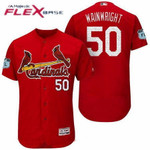 Men's St. Louis Cardinals #50 Adam Wainwright Red 2017 Spring Training Stitched Mlb Majestic Flex Base Jersey Mlb