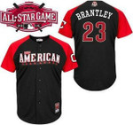 American League Cleveland Indians #23 Michael Brantley Black 2015 All-Star Game Player Jersey Mlb