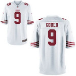 Men's San Francisco 49Ers #9 Robbie Gould White Road Stitched Nfl Nike Game Jersey Nfl