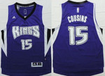 Sacramento Kings #15 Demarcus Cousins Revolution 30 Swingman 2014 New Purple Jersey Nba