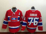Men's Montreal Canadiens #76 P.K. Subban Reebok Red 2015-16 Home Premier Nhl Jersey Nhl
