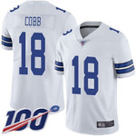 Nike Cowboys #18 Randall Cobb White Men's Stitched Nfl 100Th Season Vapor Limited Jersey Nfl