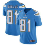Nike Los Angeles Chargers #81 Mike Williams Electric Blue Alternate Men's Stitched Nfl Vapor Untouchable Limited Jersey Nfl