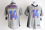 Nike Buffalo Bills #14 Sammy Watkins Gray Shadow Elite Jersey Nfl