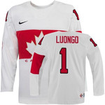 2014 Olympics Canada #1 Roberto Luongo White Jersey Nhl