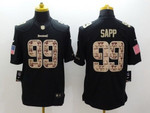 Nike Tampa Bay Buccaneers #99 Warren Sapp Salute To Service Black Limited Jersey Nfl
