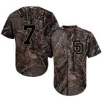 San Diego Padres #7 Manuel Margot Camo Realtree Collection Cool Base Stitched Mlb Jersey Mlb