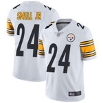 Steelers #24 Benny Snell Jr. White Men's Stitched Football Vapor Untouchable Limited Jersey Nfl