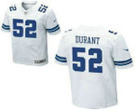 Men's Dallas Cowboys #52 Justin Durant White Road Nfl Nike Elite Jersey Nfl