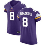 Men's Nike Minnesota Vikings #8 Sam Bradford Purple Team Color Stitched Nfl Vapor Untouchable Elite Jersey Nfl