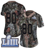 #80 Limited Irving Fryar Camo Nike Nfl Women's Jersey New England Patriots Rush Realtree Super Bowl Liii Bound Nfl