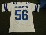 Dallas Cowboys #56 Hollywood Henderson White Throwback Jersey Nfl