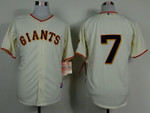 San Francisco Giants #7 Gregor Blanco Cream Jersey Mlb