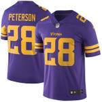 Men's Minnesota Vikings #28 Adrian Peterson Nike Purple Color Rush Limited Jersey Nfl