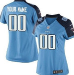 Personalize Jerseywomen's Nike Tennessee Titans Customized Light Blue Limited Jersey Nfl