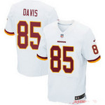Men's Washington Redskins #85 Vernon Davis White Road Stitched Nfl Nike Elite Jersey Nfl