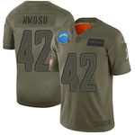 Nike Chargers #42 Uchenna Nwosu Camo Men's Stitched Nfl Limited 2019 Salute To Service Jersey Nfl