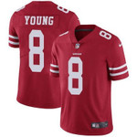 Nike San Francisco 49Ers #8 Steve Young Red Team Color Men's Stitched Nfl Vapor Untouchable Limited Jersey Nfl