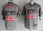 Nike San Francisco 49Ers #52 Patrick Willis 2014 Usa Flag Fashion Gray Elite Jersey Nfl