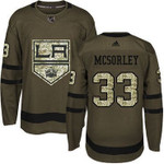 Adidas Kings #33 Marty Mcsorley Green Salute To Service Stitched Nhl Jersey Nhl