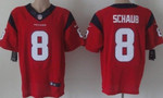 Nike Houston Texans #8 Matt Schaub Red Elite Jersey Nfl