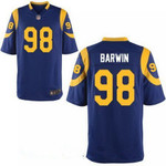 Men's Los Angeles Rams #98 Connor Barwin Royal Blue Alternate Stitched Nfl Nike Elite Jersey Nfl