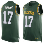 Men's Green Bay Packers #17 Davante Adams Green Hot Pressing Player Name & Number Nike Nfl Tank Top Jersey Nfl