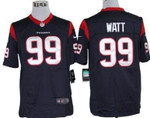 Nike Houston Texans #99 J.J. Watt Blue Limited Jersey Nfl