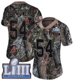#54 Limited Dont'a Hightower Camo Nike Nfl Women's Jersey New England Patriots Rush Realtree Super Bowl Liii Bound Nfl