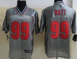 Nike Houston Texans #99 J.J. Watt 2013 Gray Vapor Elite Jersey Nfl