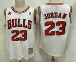 Men's Chicago Bulls #23 Michael Jordan White 1998 All Star Hardwood Classics Soul Swingman Throwback Jersey Nba