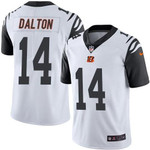 Nike Bengals #14 Andy Dalton White Men's Stitched Nfl Limited Rush Jersey Nfl