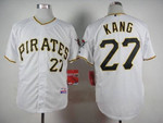 Men's Pittsburgh Pirates #27 Jung-Ho Kang White Jersey Mlb